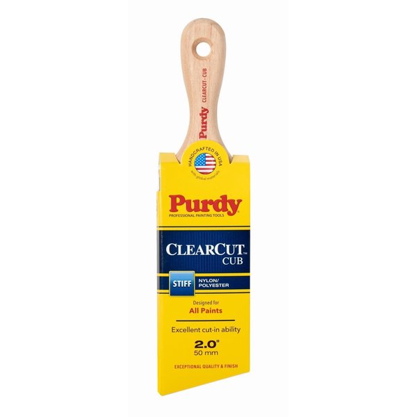 Purdy Clearcut Cub 2 in. Stiff Angle Trim Paint Brush 144153120